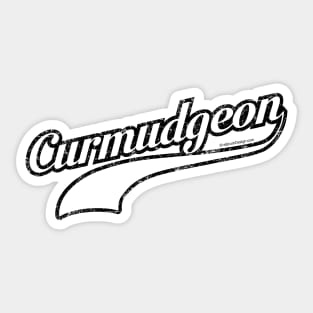 Curmudgeon (salty, grumpy old man) - funny Sticker